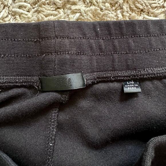 ATM Black Ankle Casual Pants Striped Women’s Size L - Picture 4 of 8